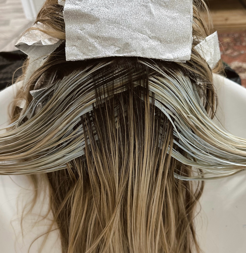 Lightening + Reverse Balayage