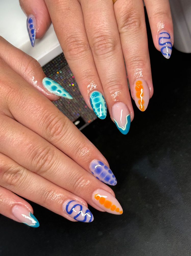 Acrylic Long Full Design at Kaylee McNeal in Ripley, TN