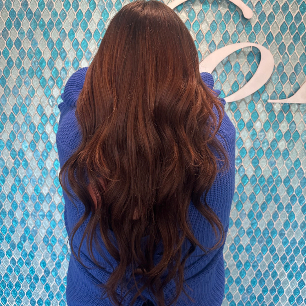 Tape-in Extension Installation at Honey Glow Beauty Co. in Myrtle Beach, SC