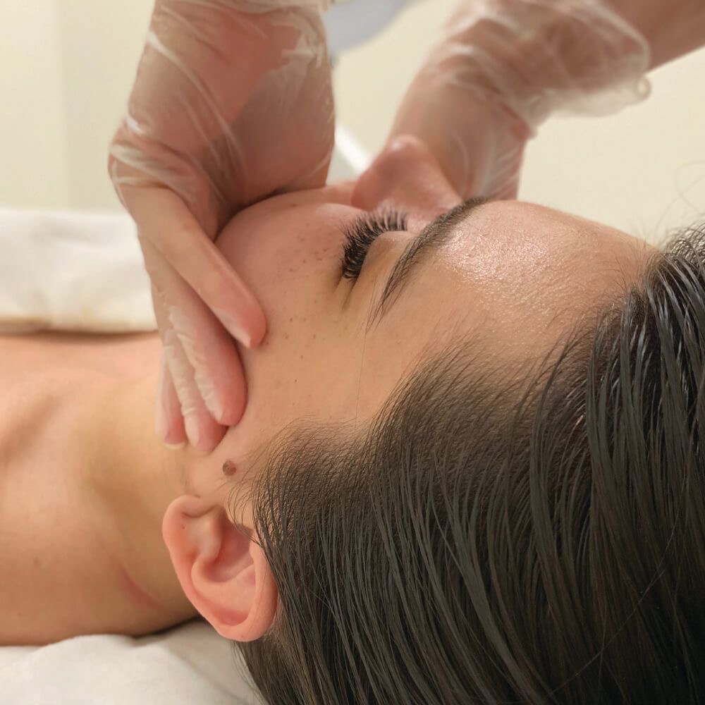 Buccal massage at Terra spa in Dallas, TX