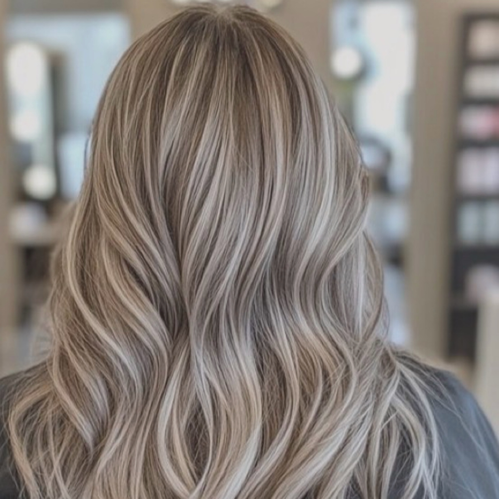 Custom Dimensional Highlights at Head First Salon in LITTLE FALLS, MN