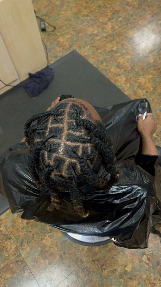 Large Loc Retwist Maintenance at Styled by the Starr in Covington, GA