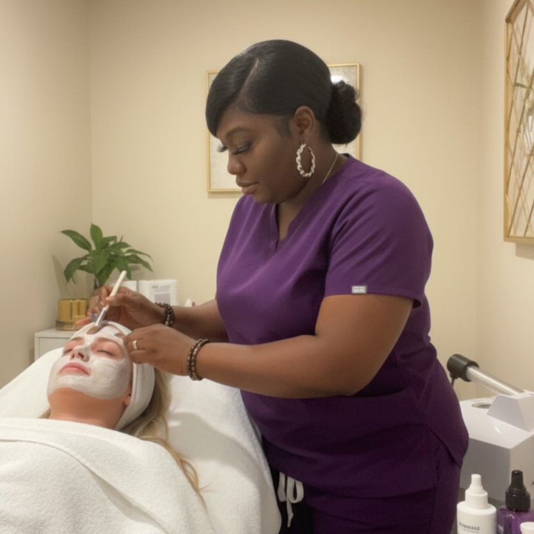 Diamond Facial at Purplekisess by Cher V. in Rowlett, TX