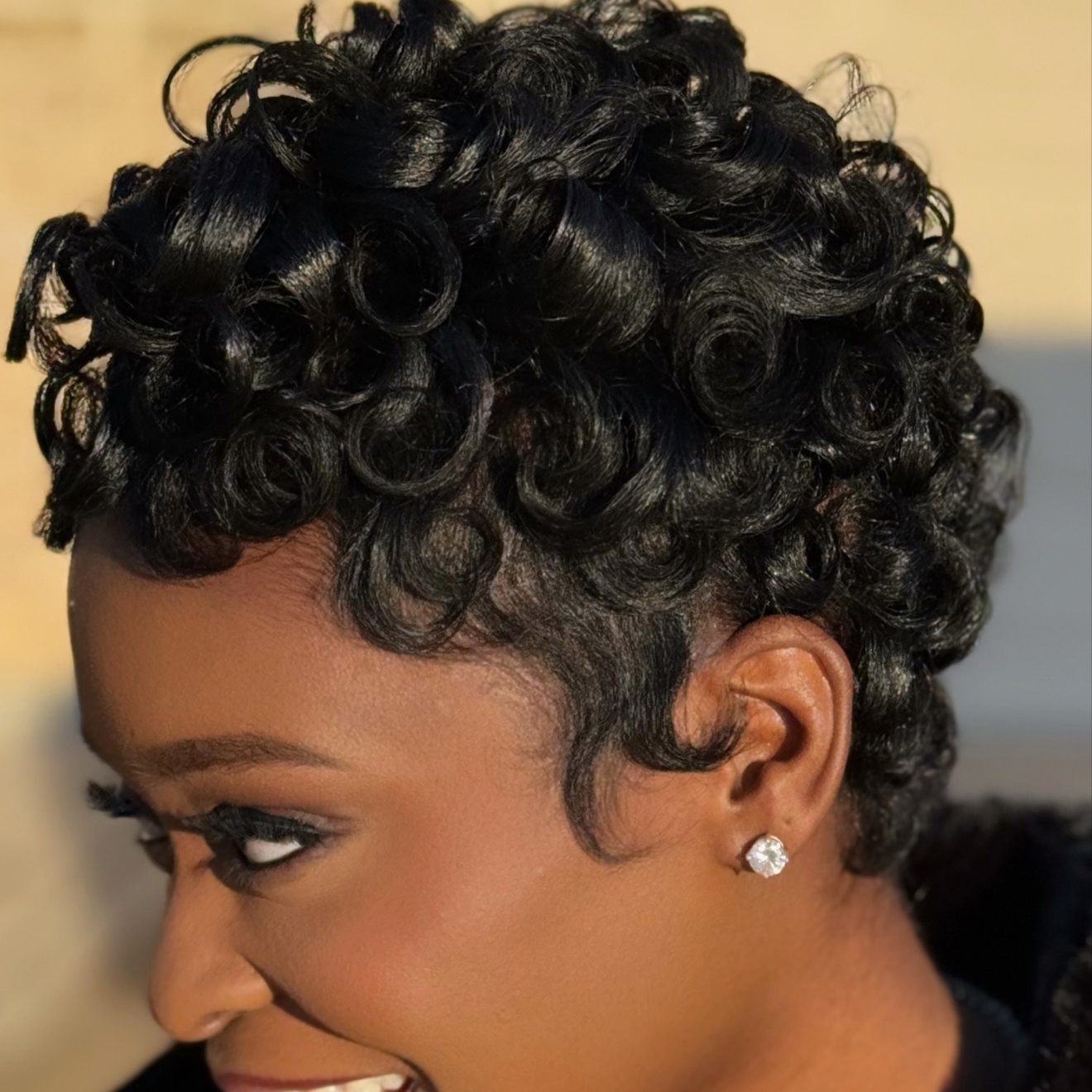 Natural to Short Hair at Lakeisha Michelle Hair in Southlake, TX