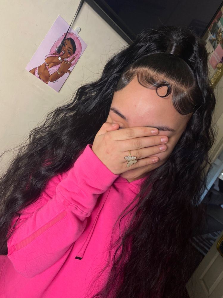 Partial Half Up/down at Touched bylaneise in Long Beach, CA