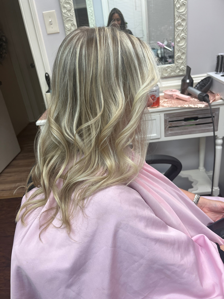 Full Highlights,color,cut And Blow