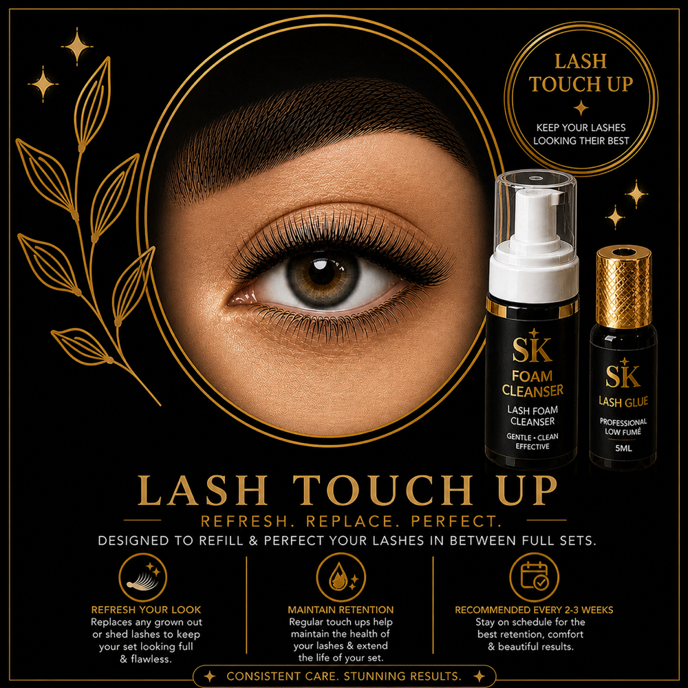 Lash Touch Up at SK Esthetics in Lincoln, CA