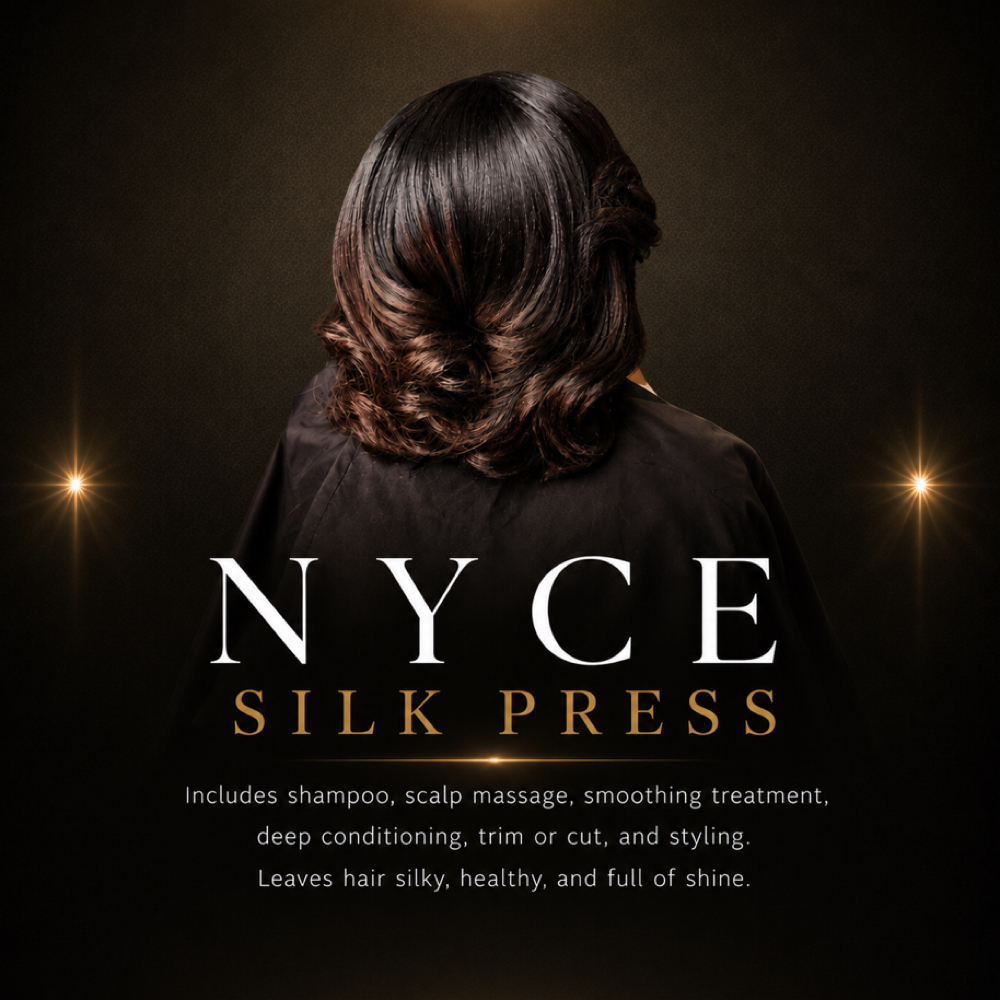 NYCE Silk Press at SO NYCE STUDIO in Fayetteville, NC