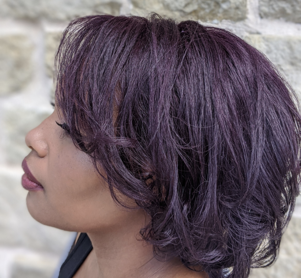 Shampoo, Silk Press, And Dry Cut