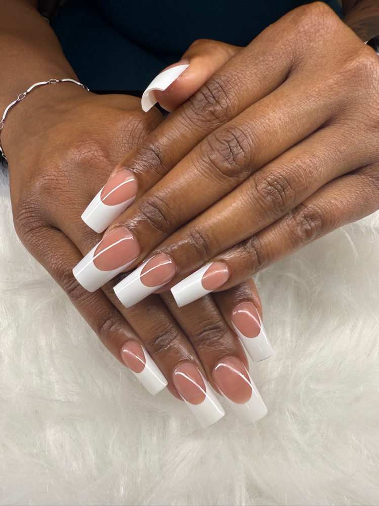 Gel-X Full Set, Medium White French