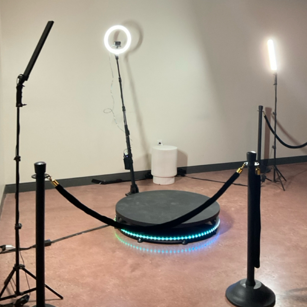 360° Photo Booth Rental at Beyond Bronze in La Grange, TX