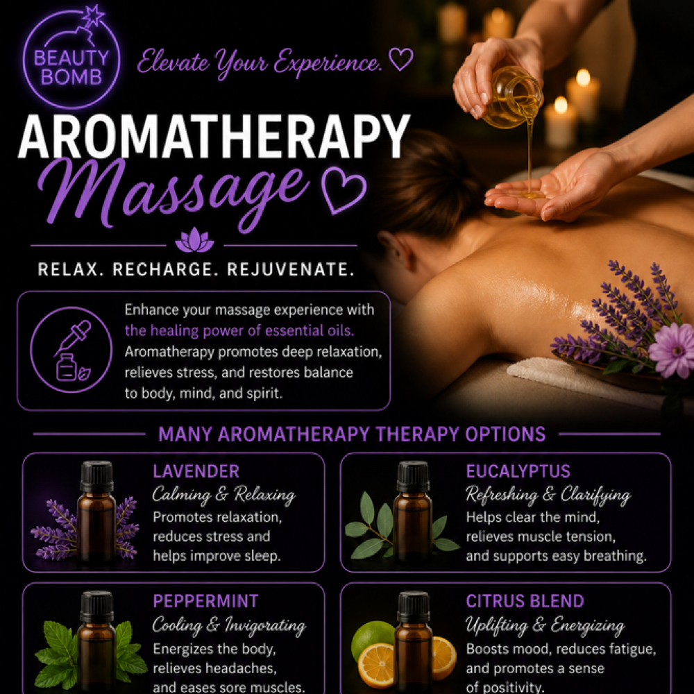 Aromatherapy Massage at Beauty Bomb Spa in Lawton, OK