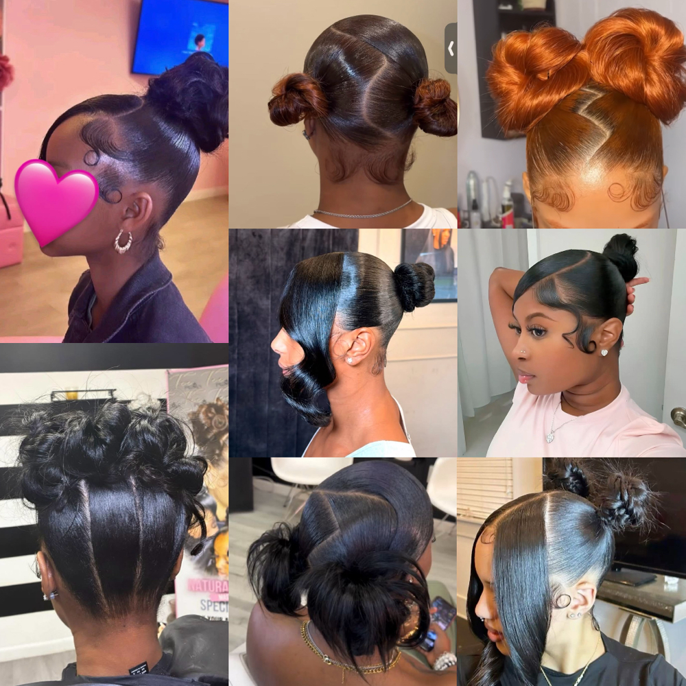 Freestyle Sleek Natural Hair Styles at Impeccable Beauty in Clarksville, TN