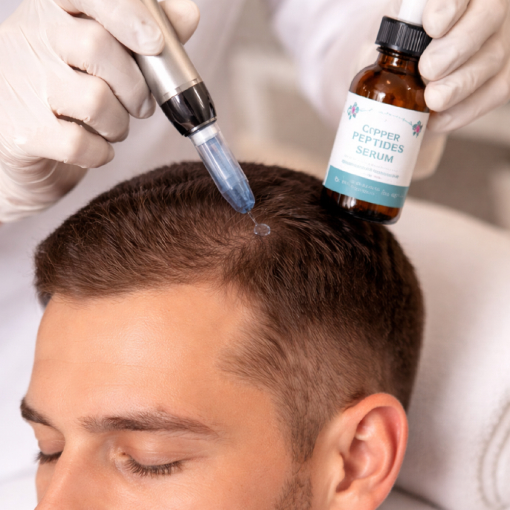 Copper peptide, micro channelinling at Vivian Beauty LLC in Melbourne, FL