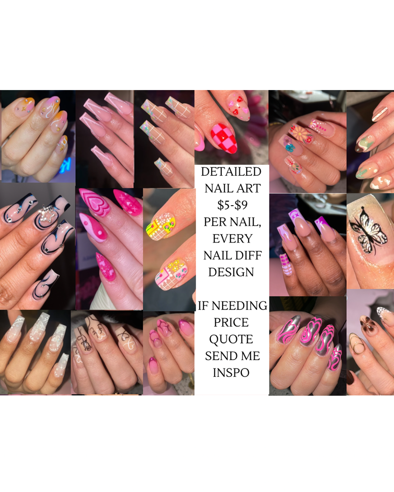 DETAILED NAIL ART