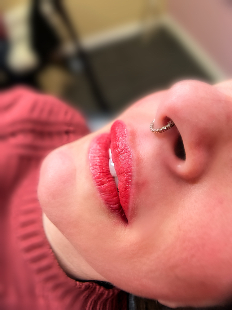 Permanent Lip Blushing