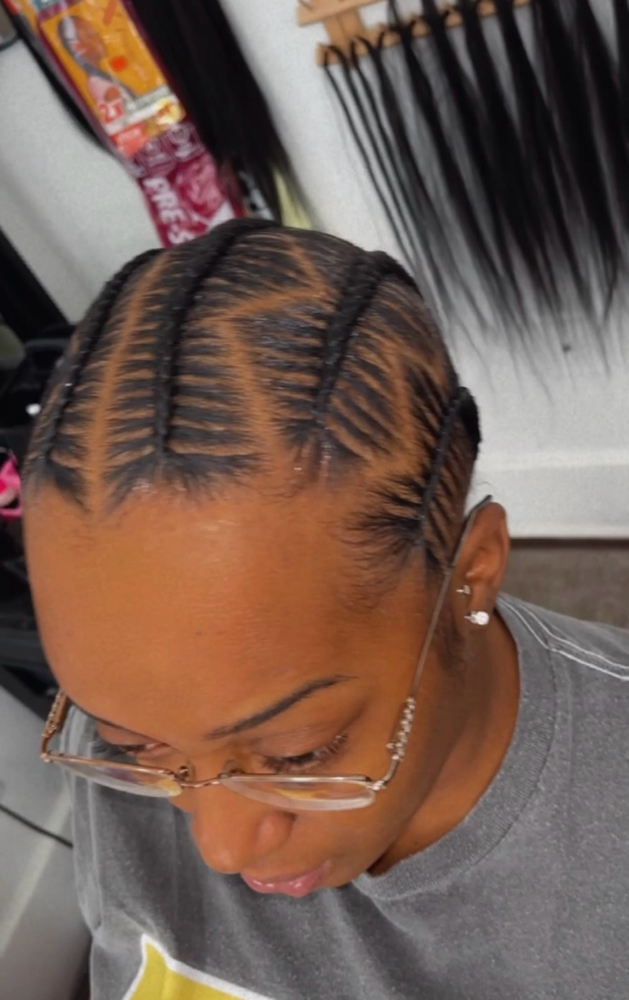 6 Zigzag Stitch Braids