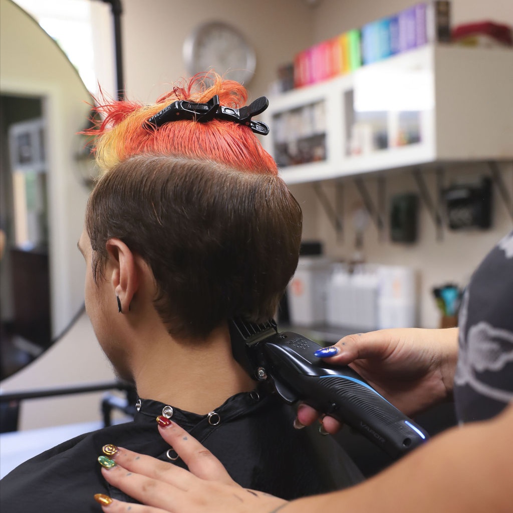 Bang Trim/Undercut Shapeup at Sacred Roots Chico in Chico, CA