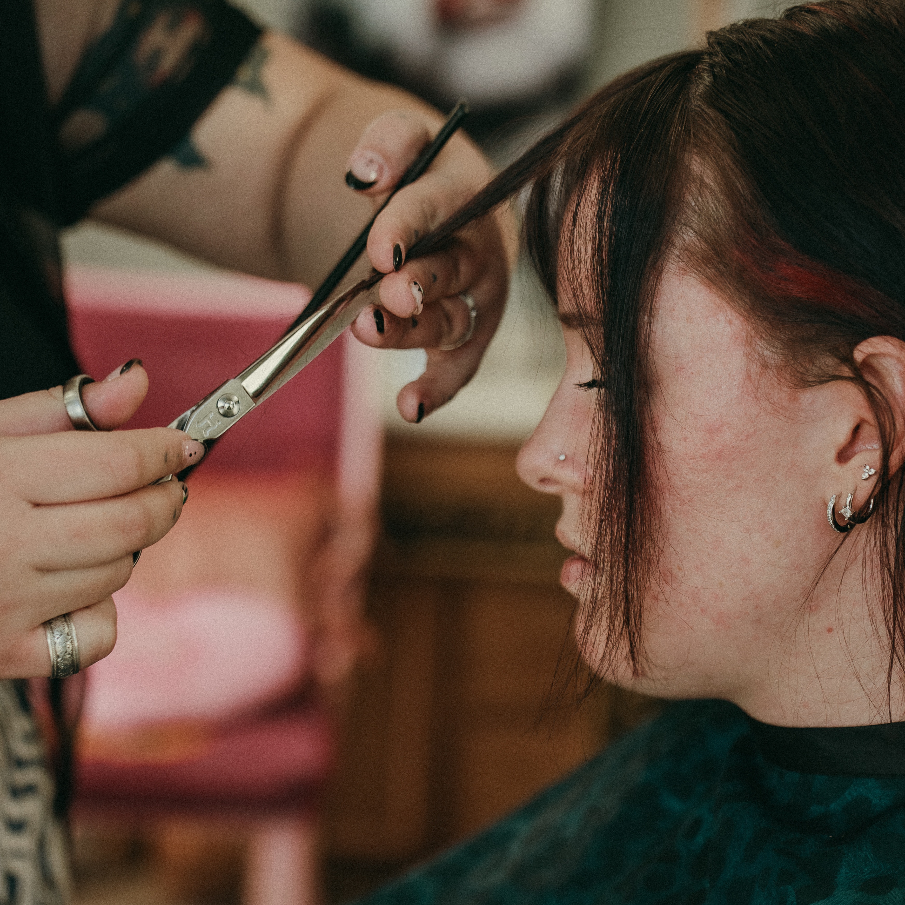 Bang Trim/Undercut Shapeup at Sacred Roots Chico in Chico, CA
