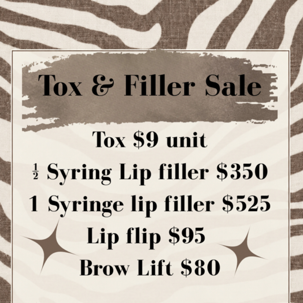 Sep 29-oct 31 - Tox $9 Unit at Boho Bliss Aesthetics LLC in Crosby, TX