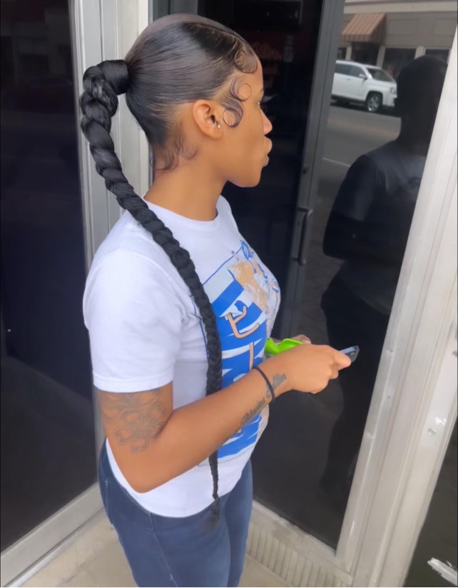 slick “toni” ponytails