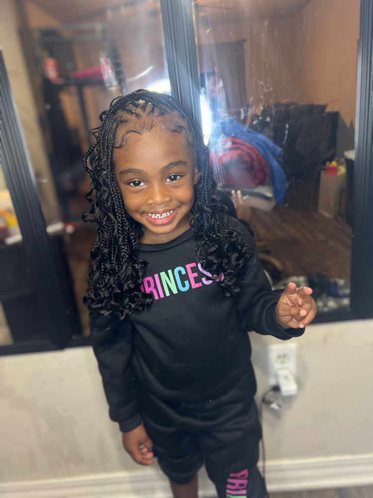 Kid Fulani Braids (boho) at Braided Perfection in Fayetteville, AR