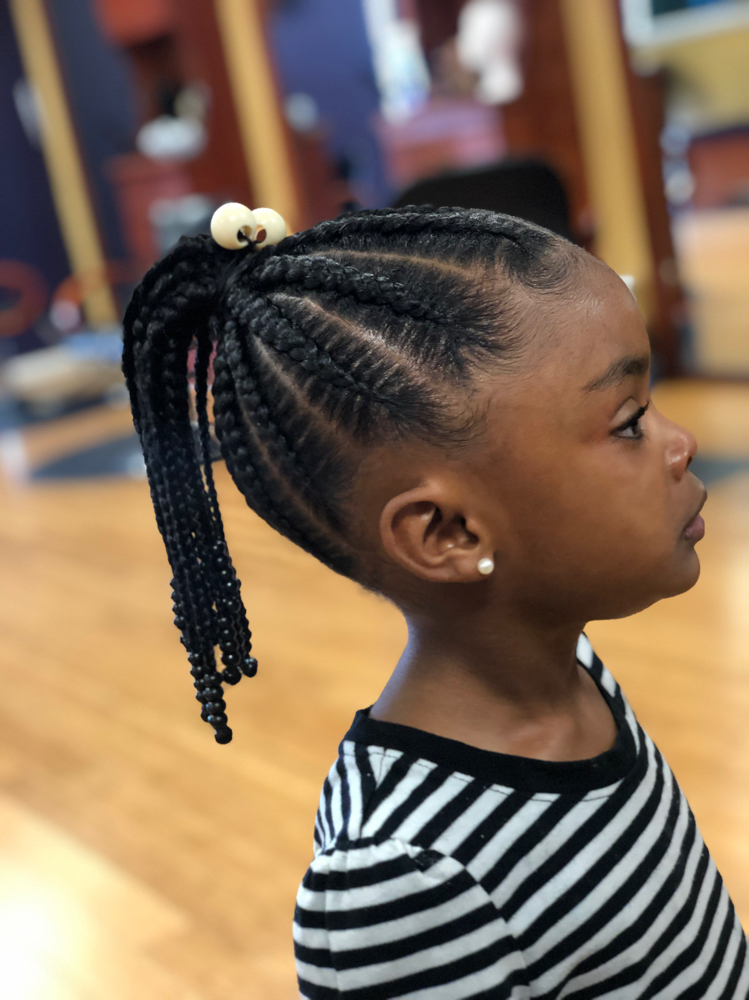 Kids Classic Ponytail w/beads