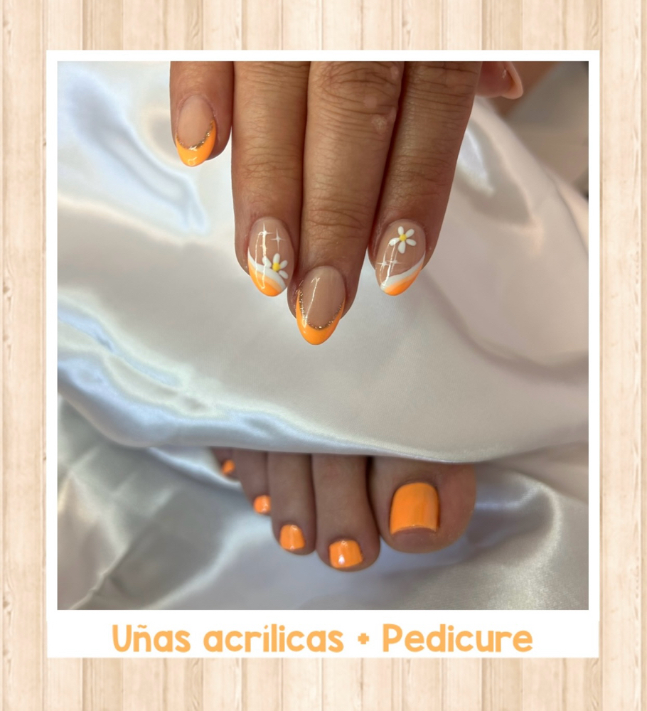 Uñas Acrilicas Y Pedicure