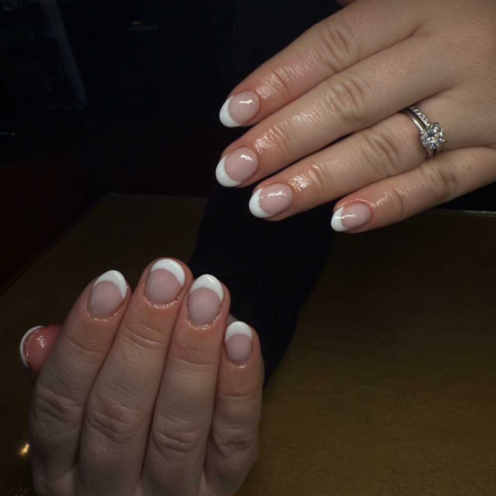 Add On: French Tips at Gemz Nail Bar in Fredericksburg Va, VA