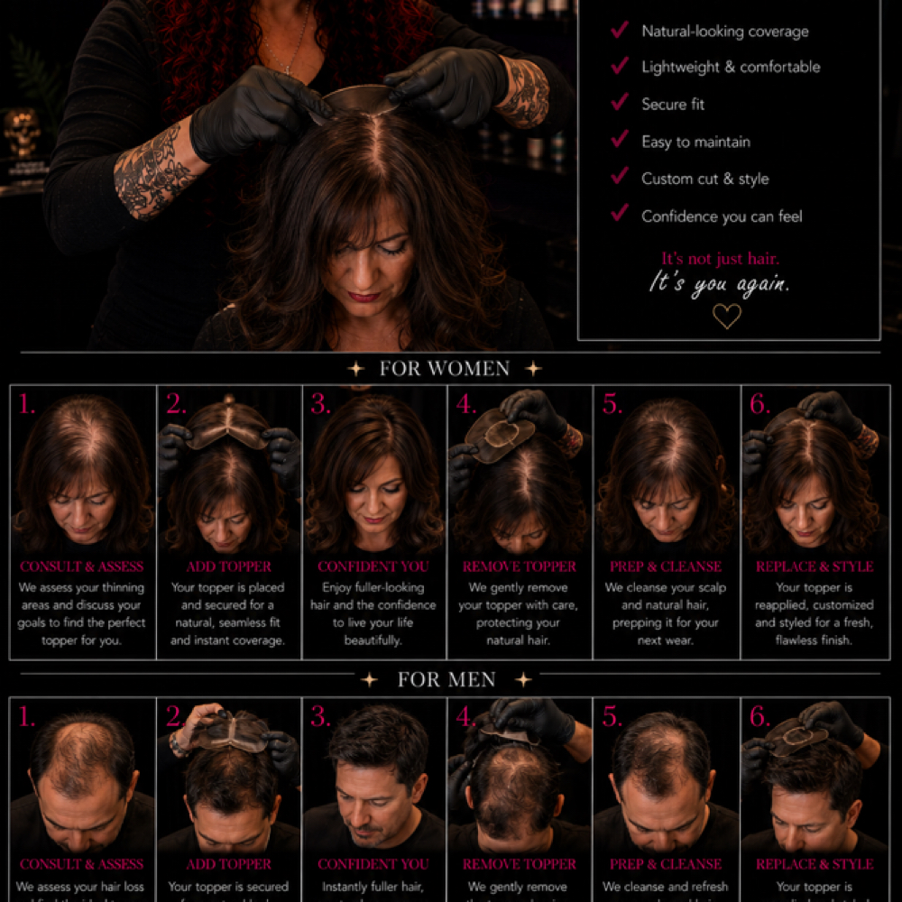 Hair Toppers at Twisted Scizzors in Spanish Fort, AL