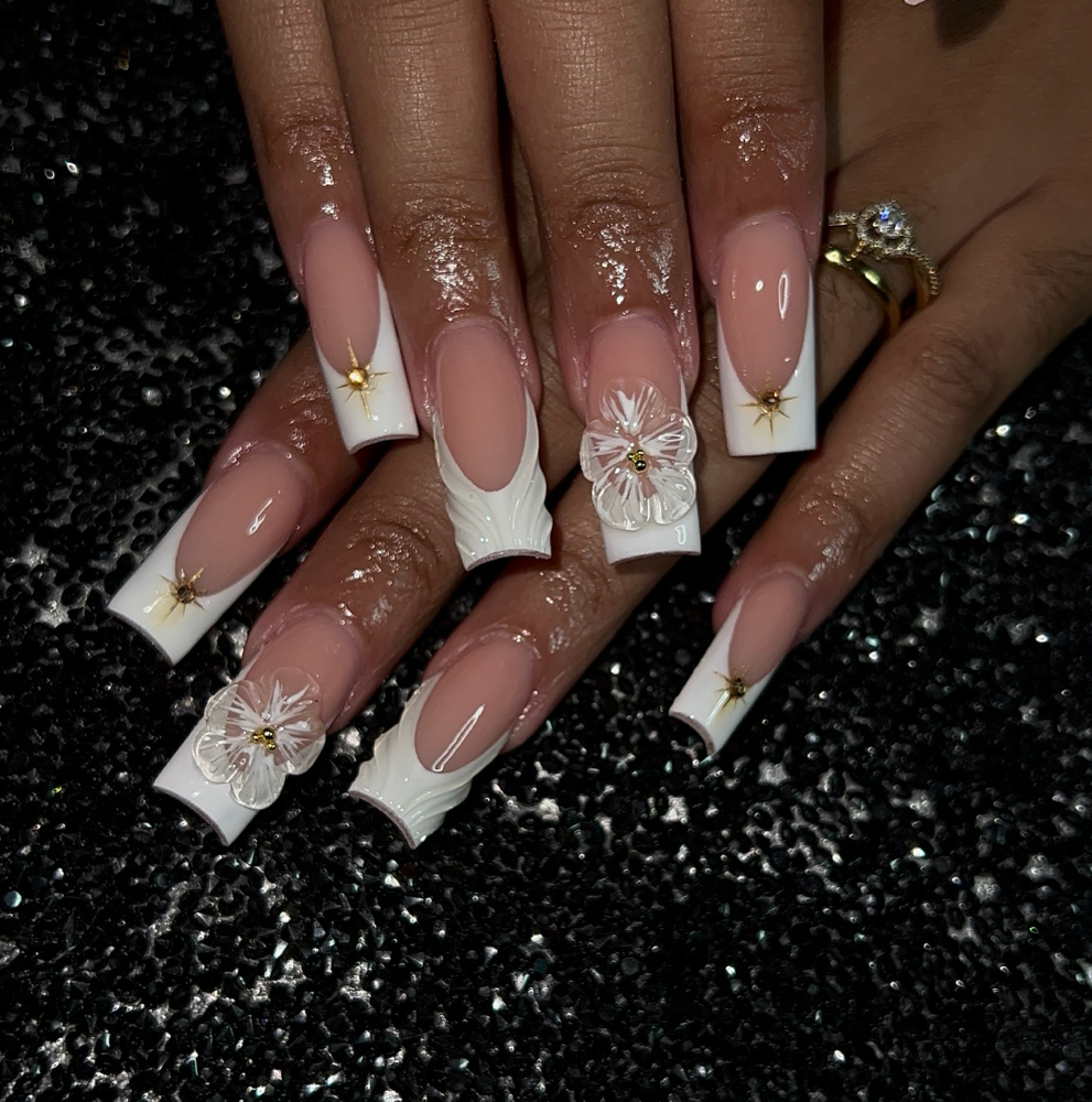 Long Acrylic Nails