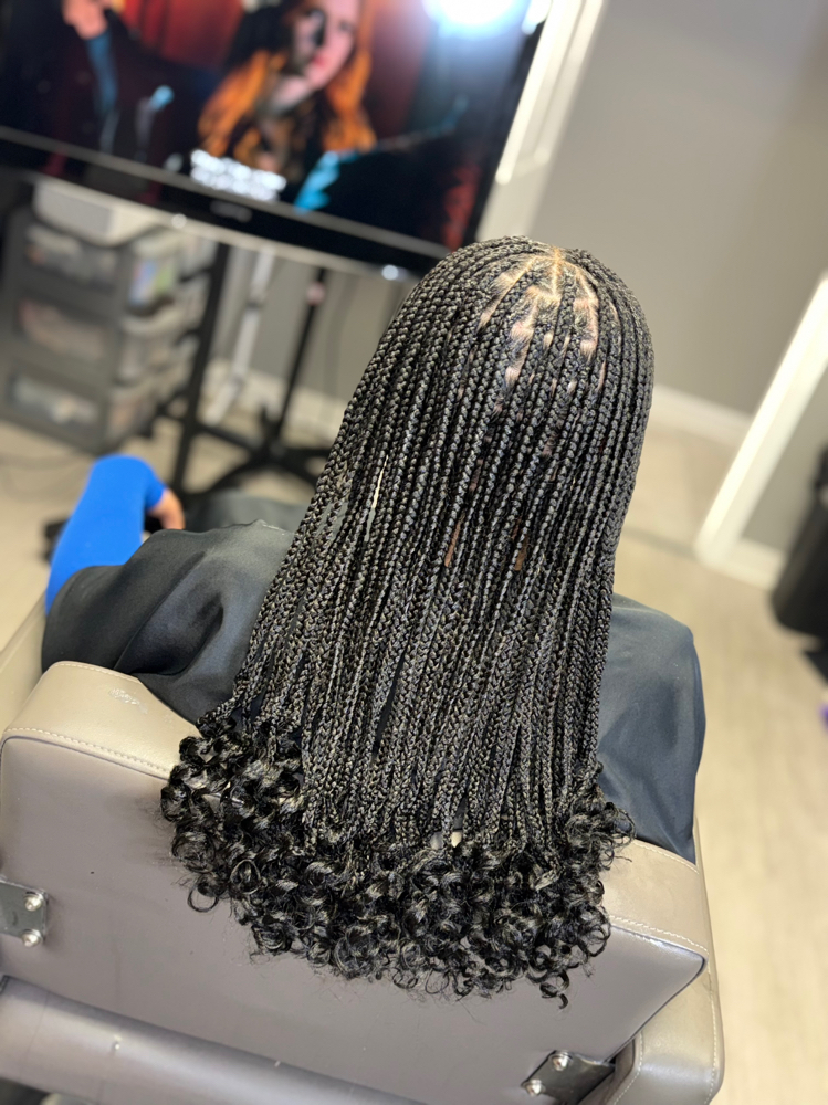 Medium Knotless Braids at Silk & Slated Studio in Evansville, IN