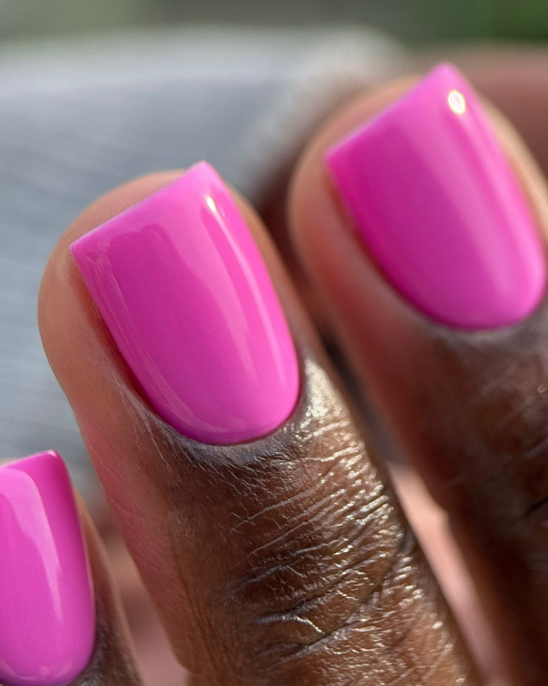 Gel polish manicure