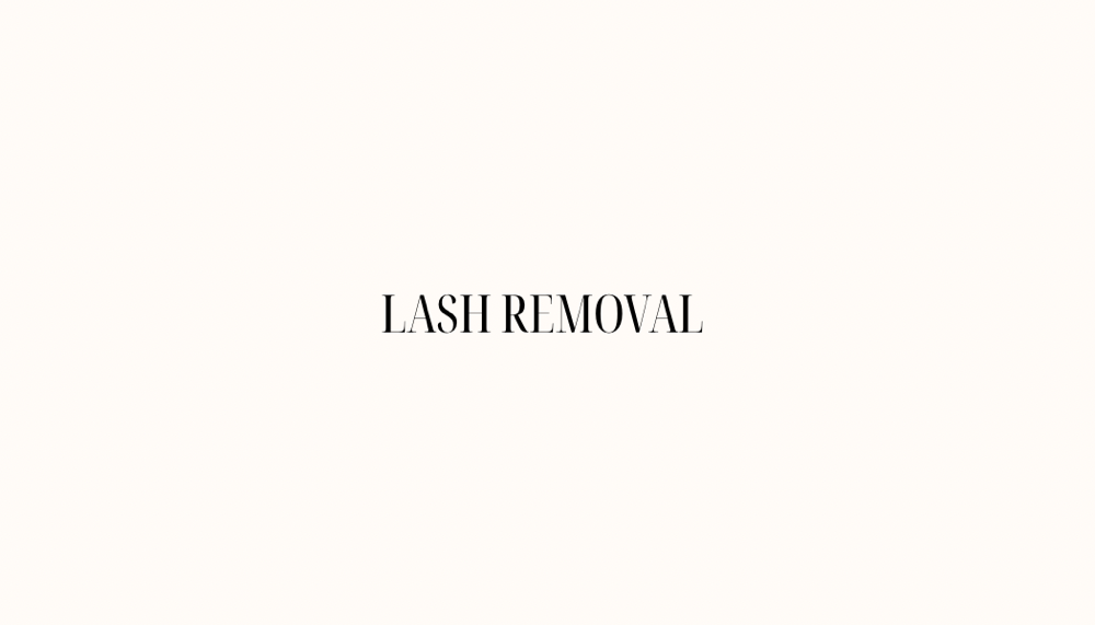 Lash Removal