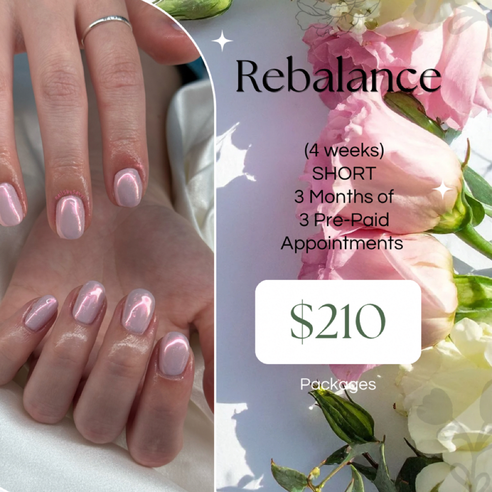 Rebalance (4wk) Pacakge - SHORT at Nails By Savvi in Brookfield, WI