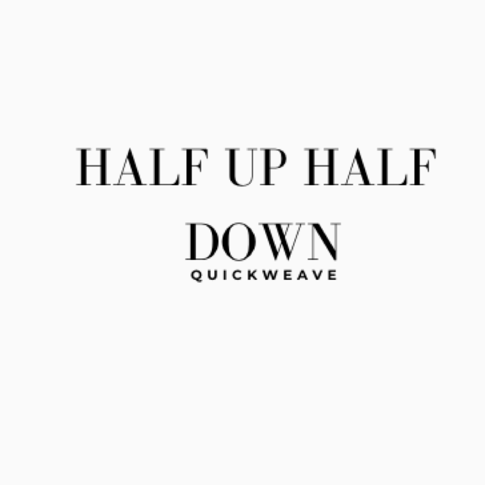 Half Up Half Down Quickweave at EBNY Hair Studio in Mount Vernon, NY