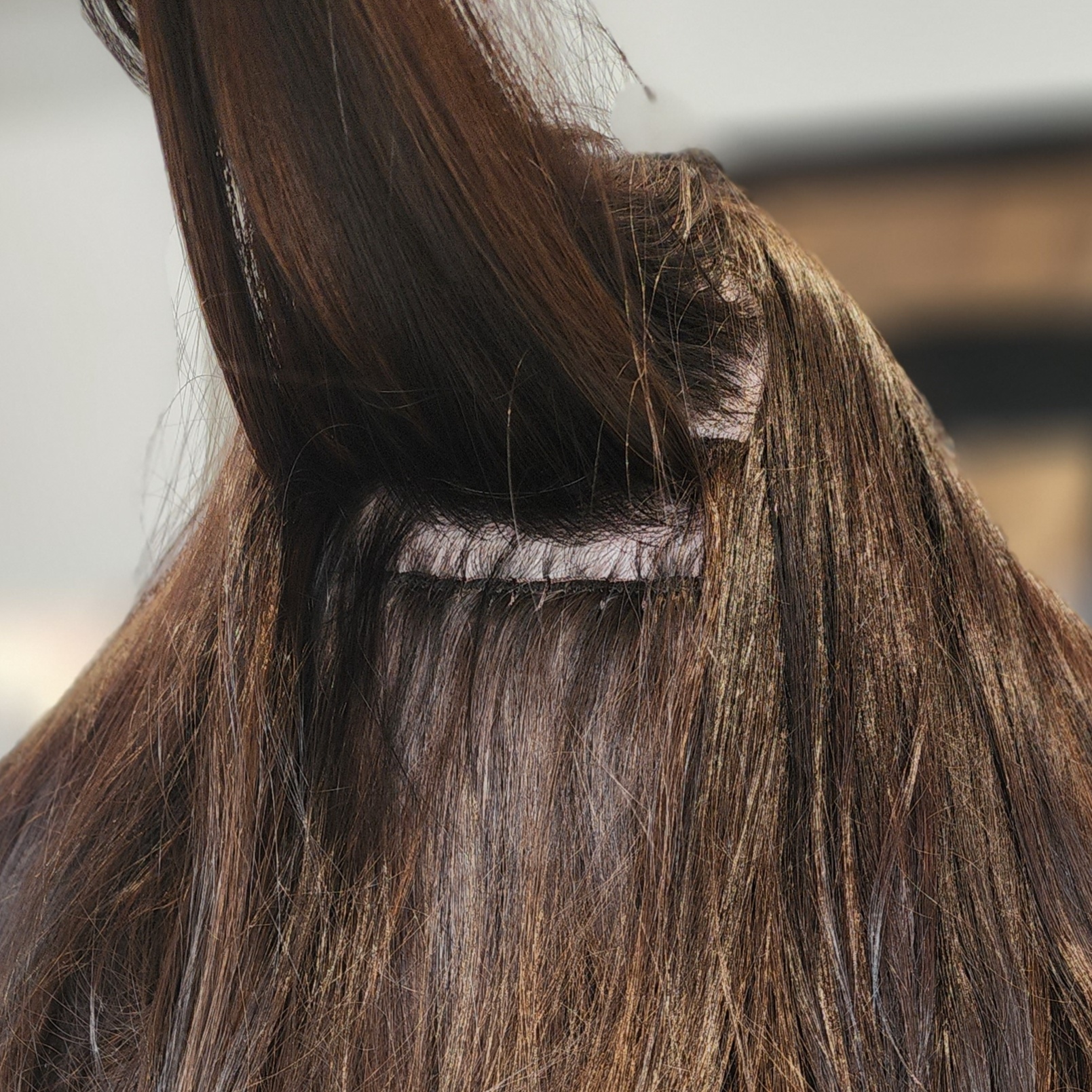 Hand-tied Extension Installation at Thatgoodhairby_nielliza in Encinitas, CA