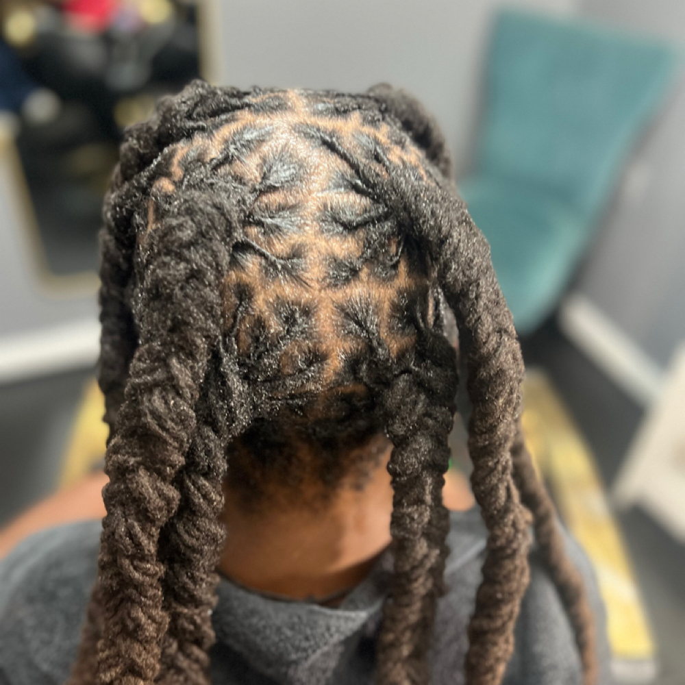 Simple Style at Satin Locs in Georgia, GA