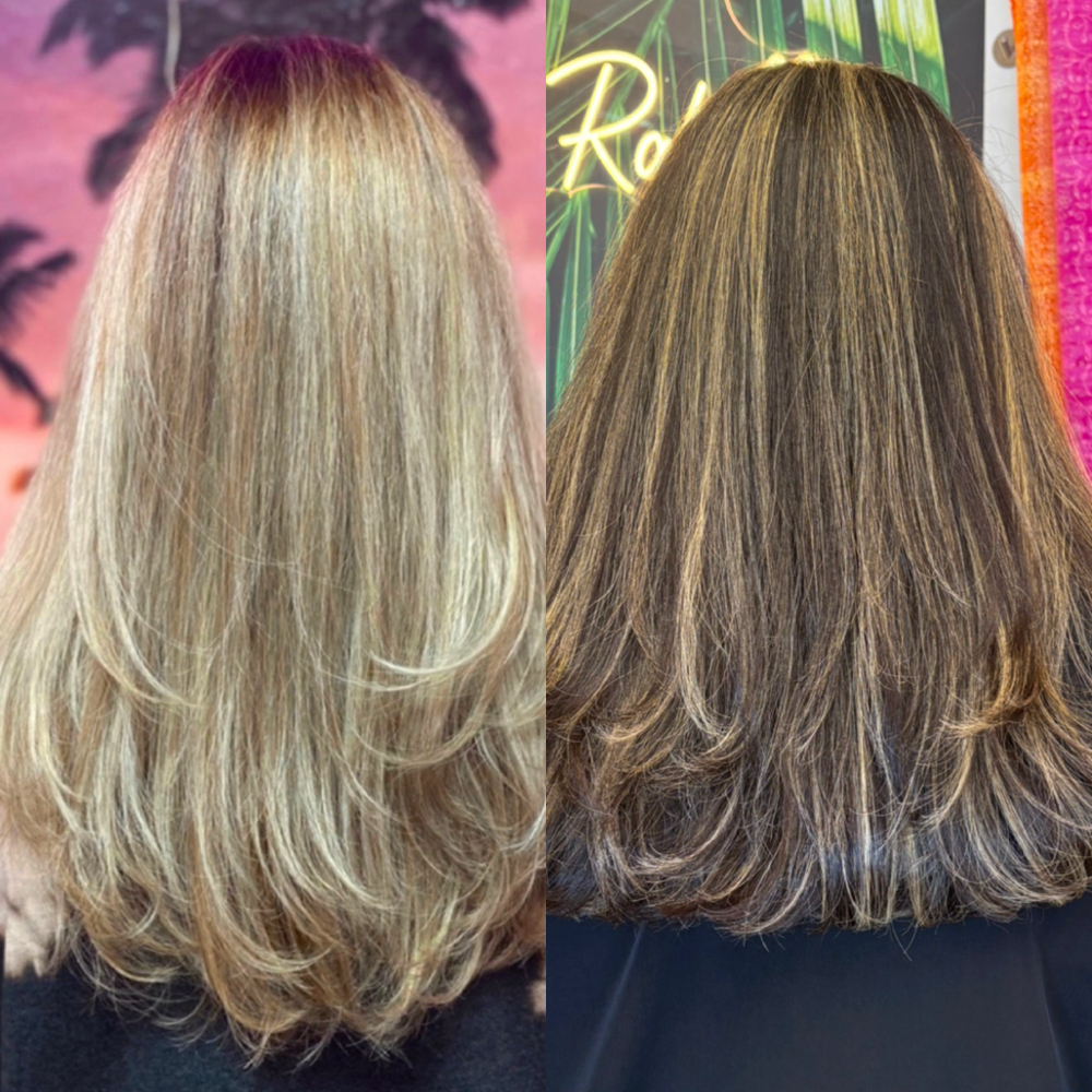 Full Highlight w/ Gloss at Hair Design By TIFFANY Rafalko in Clearwater, FL