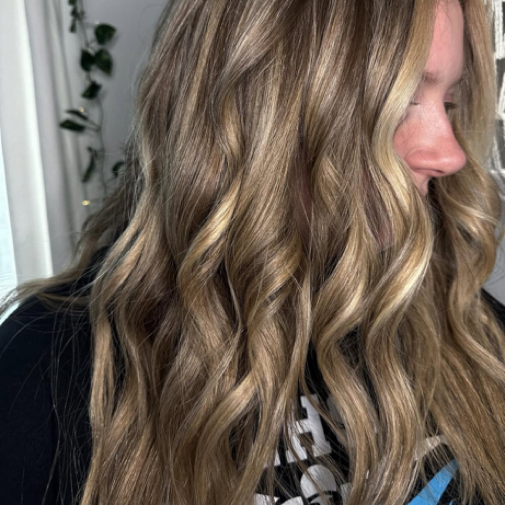 Balayage + Face Framing Highlights at FLAWLYSSS LASHES in High Point, NC