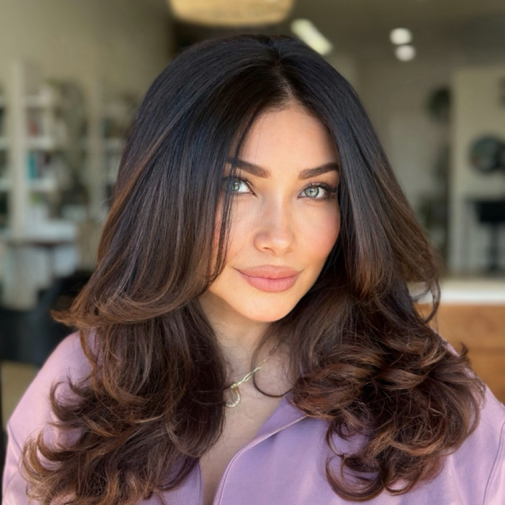 Haircut at Único Hair Studio in Fullerton, CA