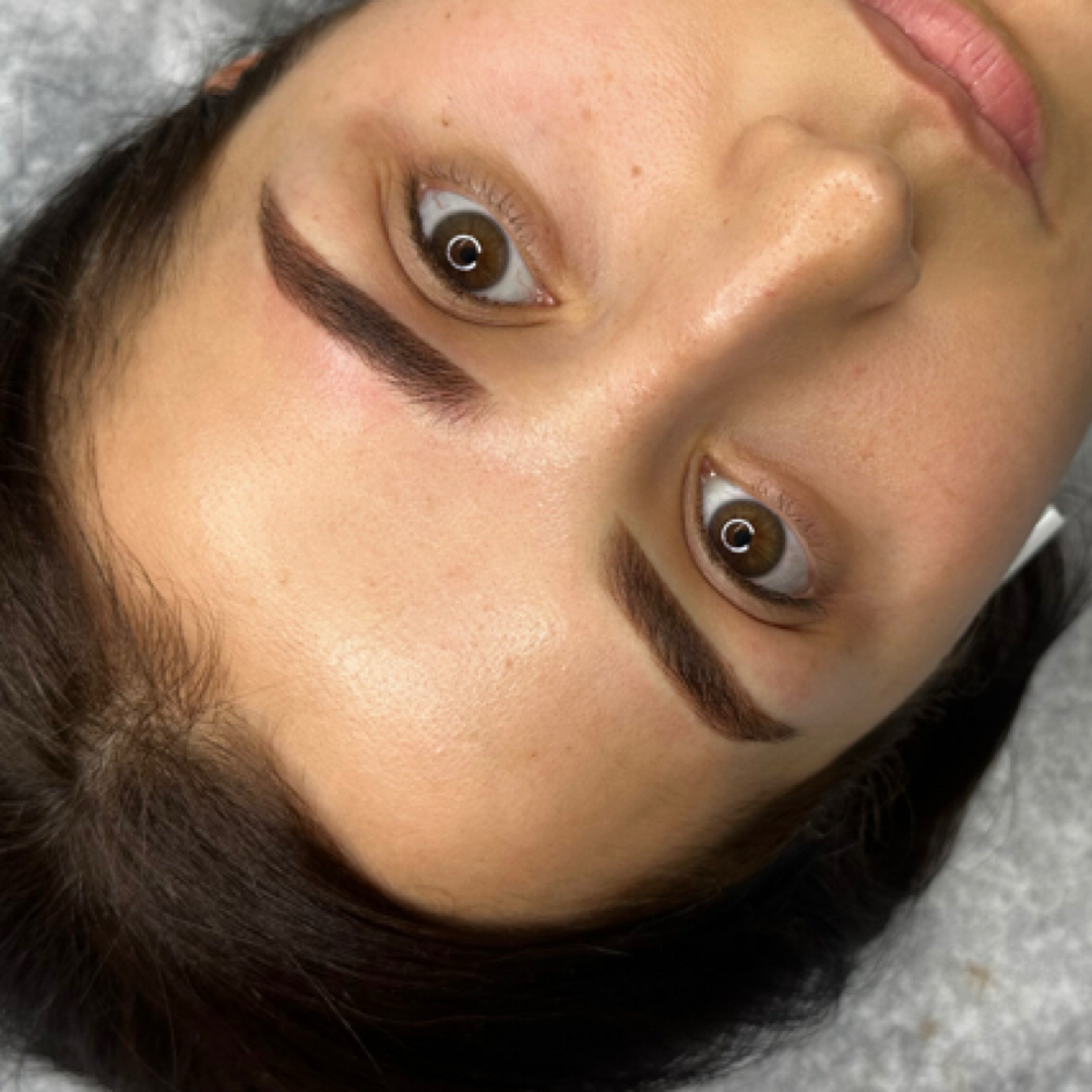 Ombre powder brows at Browszonebyfara in Manhatten, NY