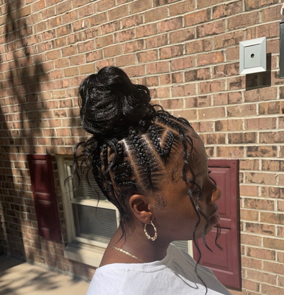 Braid Up-dos W/ Added Hair