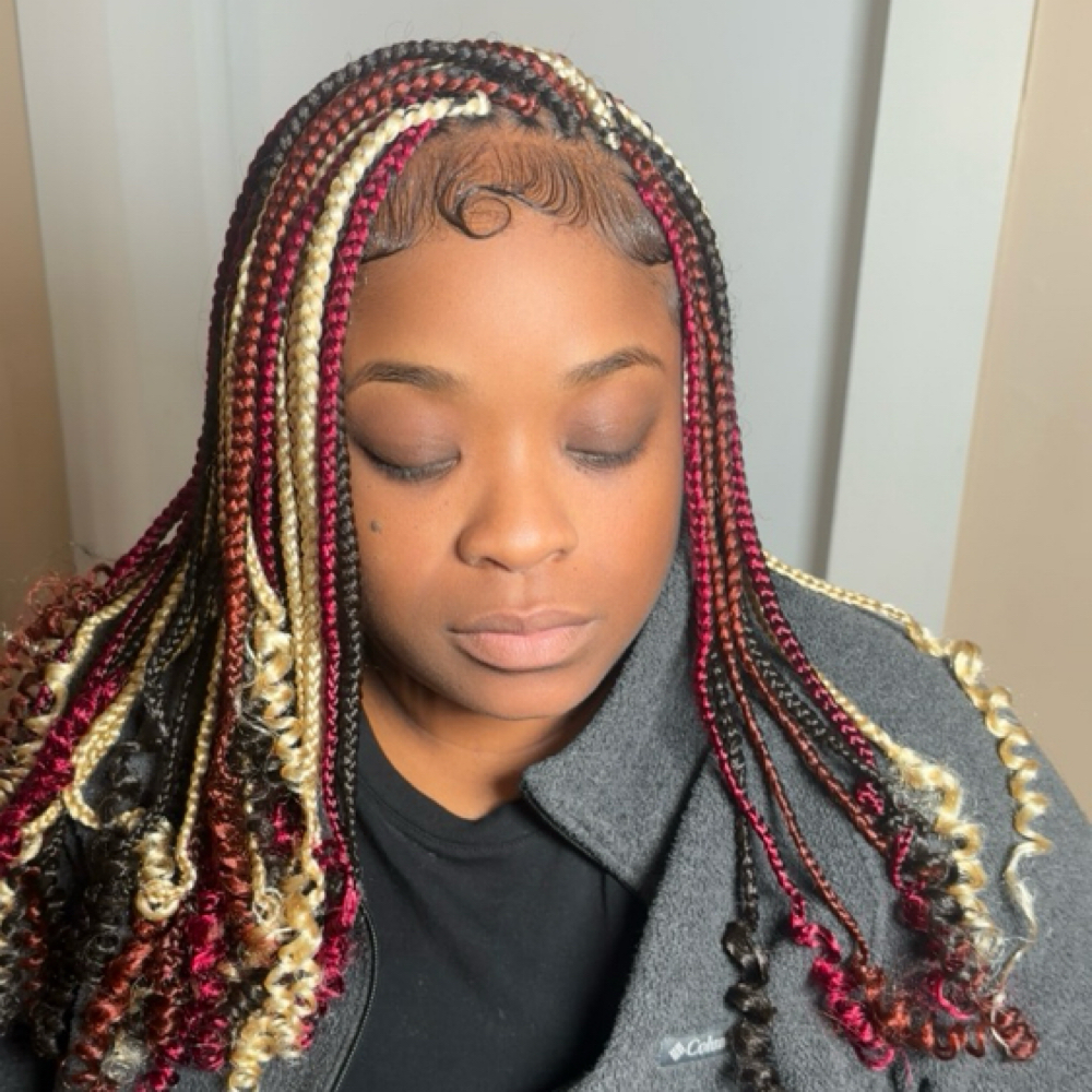 Box Braids (small) at Royal Miss Braids and Beauty in Battle Creek, MI