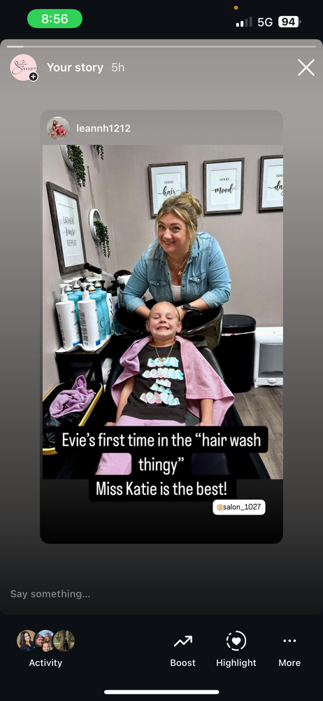 Kid’s Haircut With Wash (0-12)