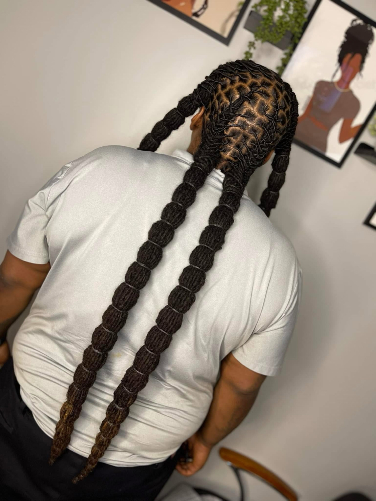 Retwist w/ Bubble Braids at Locs BySherry in Florissant, MO