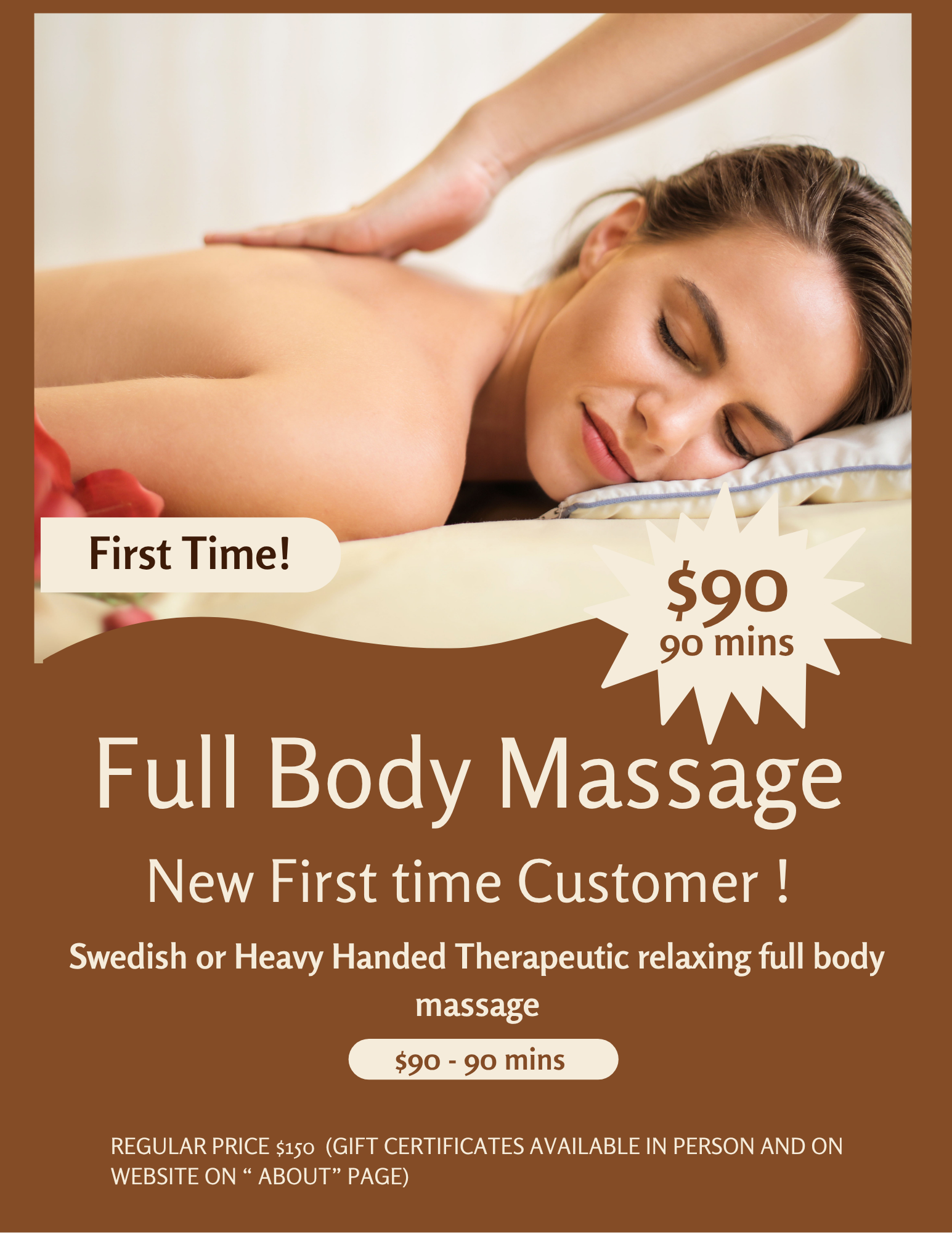 New First time Customer