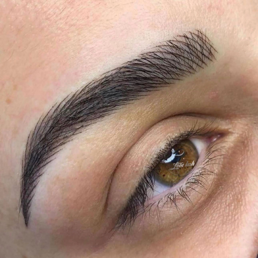 Micro-blading Nano Hair-stroke at Love lash studio in Laguna Hills, CA