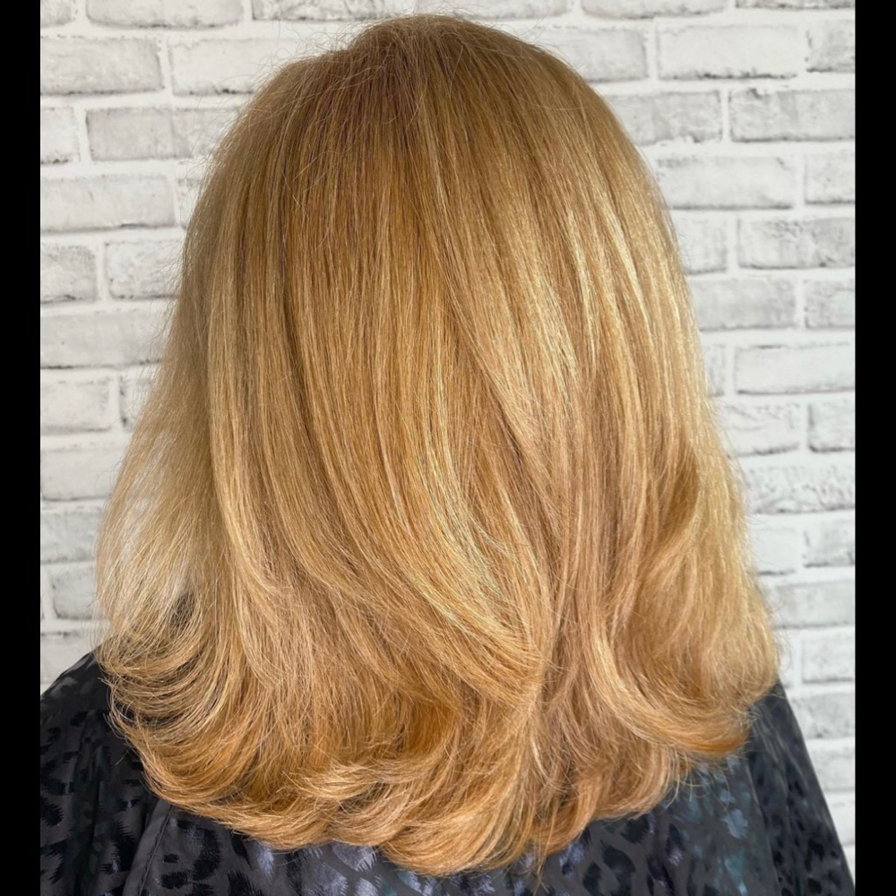 Root Touch up & Blow-dry