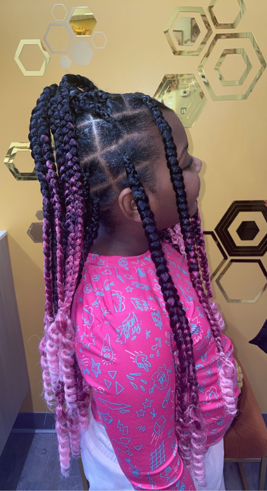 Jumbo boxed braids Long